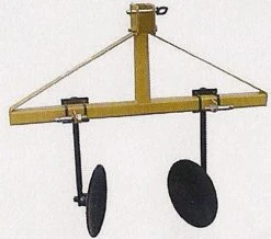 King Kutter 3 Point Hitch Disc Bedder, Yellow - DB-YK - Disc Blades