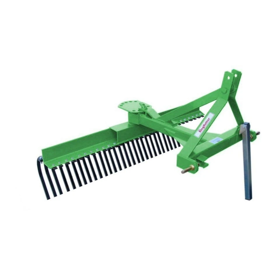 King Kutter 5' Yard Rake with Square Tubing, Green - TYR-60-JK - Rakes 1 King Kutter 5' Yard Rake with Square Tubing, Green - TYR-60-JK - Rakes