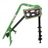 King Kutter 6" Post Hole Digger with Auger, Green - PHD-06-SC-JK - Disc Blades