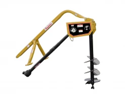 King Kutter 6" Post Hole Digger with Auger, Yellow - PHD-06-SC-YK - Disc Blades