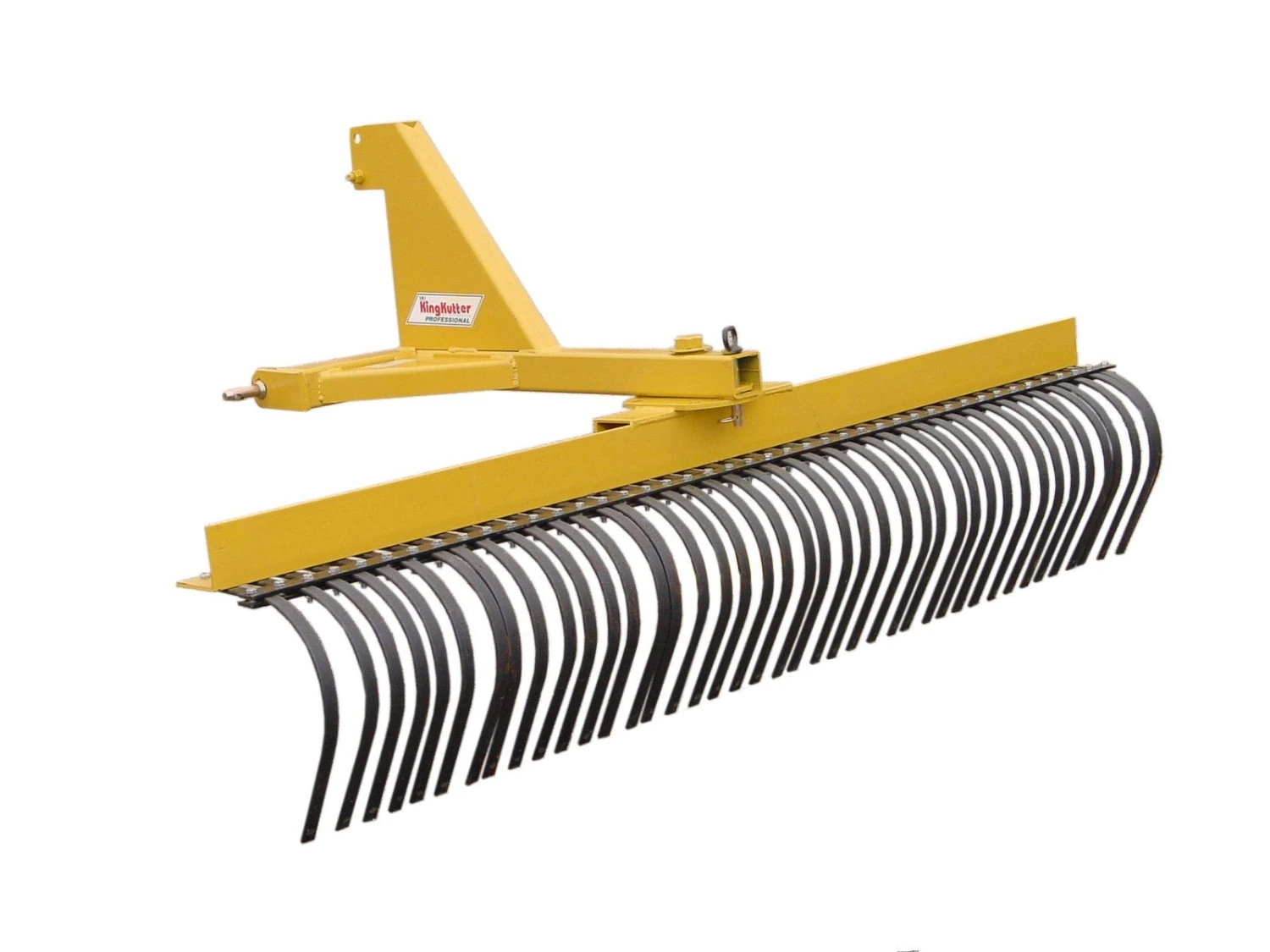 King Kutter 7' Professional Landscape Rake, Yellow - YR-G-84 - Rakes 1 King Kutter 7' Professional Landscape Rake, Yellow - YR-G-84 - Rakes