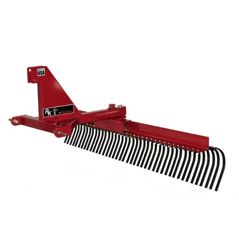 King Kutter 7' Professional Landscape Rake, Red - YR-G-84-RR - Accessories 1 King Kutter 7' Professional Landscape Rake, Red - YR-G-84-RR - Accessories