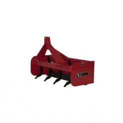 King Kutter 4' Professional Box Blade with 4 Shanks, Red - BB-G-48-RR - Box Blades
