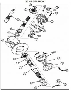 King Kutter Slick Gear Box for 5 Foot and 6 Foot 60 HP Rotary Kutters 184060 - Farm Implements & 3 Point Equipment -King Kutter shop dbe7d5b0bcebbd8eabe11900a0bc1e621799224b king kutter gearbox 184060 184065