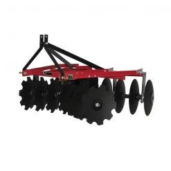 King Kutter 5.5' Professional Angle Frame Disc, Red - 18-16-G-SB-C-RR - Disc Blades