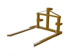 King Kutter 3 Point Bale Forks, Yellow - E-511-Y - Forks & Frames